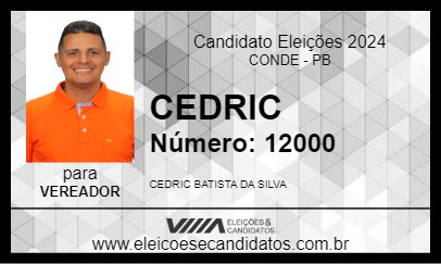 Candidato CEDRIC 2024 - CONDE - Eleições