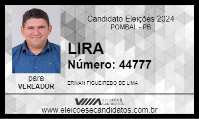 Candidato LIRA 2024 - POMBAL - Eleições