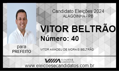 Candidato VITOR BELTRÃO 2024 - ALAGOINHA - Eleições