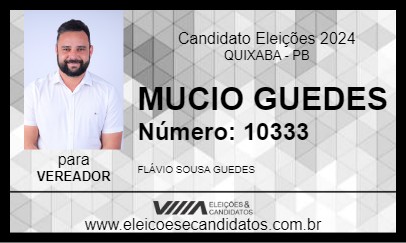 Candidato MUCIO GUEDES 2024 - QUIXABA - Eleições