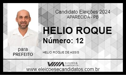 Candidato HELIO ROQUE 2024 - APARECIDA - Eleições