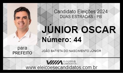 Candidato JÚNIOR OSCAR 2024 - DUAS ESTRADAS - Eleições