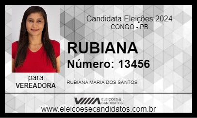 Candidato RUBIANA 2024 - CONGO - Eleições