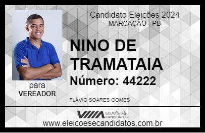 Candidato NINO DE TRAMATAIA 2024 - MARCAÇÃO - Eleições