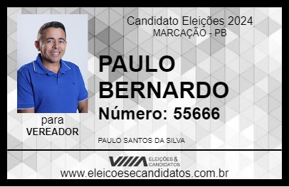 Candidato PAULO BERNARDO 2024 - MARCAÇÃO - Eleições