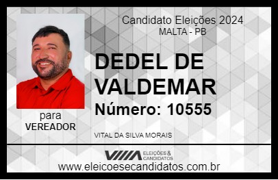 Candidato DEDEL DE VALDEMAR 2024 - MALTA - Eleições