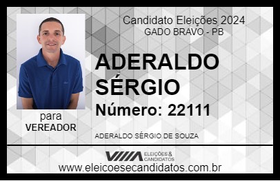 Candidato ADERALDO SÉRGIO 2024 - GADO BRAVO - Eleições