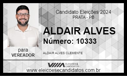 Candidato ALDAIR ALVES 2024 - PRATA - Eleições