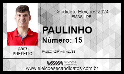 Candidato PAULINHO 2024 - EMAS - Eleições