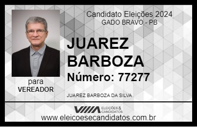 Candidato JUAREZ BARBOZA 2024 - GADO BRAVO - Eleições