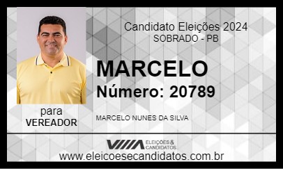 Candidato MARCELO 2024 - SOBRADO - Eleições