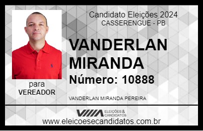 Candidato VANDERLAN MIRANDA 2024 - CASSERENGUE - Eleições