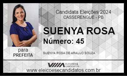 Candidato SUENYA ROSA 2024 - CASSERENGUE - Eleições