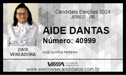 Candidato AIDE DANTAS 2024 - JERICÓ - Eleições