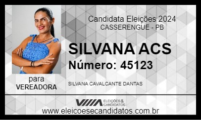 Candidato SILVANA ACS 2024 - CASSERENGUE - Eleições