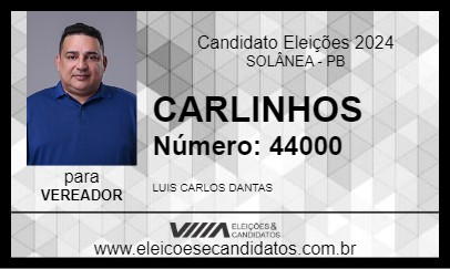 Candidato CARLINHOS 2024 - SOLÂNEA - Eleições