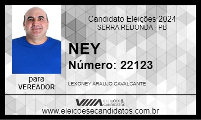 Candidato NEY 2024 - SERRA REDONDA - Eleições