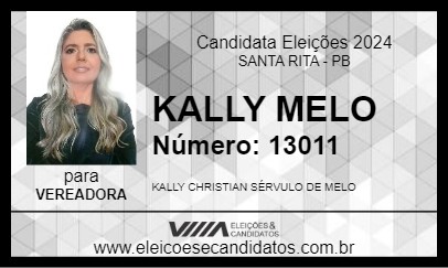 Candidato KALLY MELO 2024 - SANTA RITA - Eleições