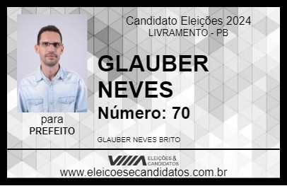 Candidato GLAUBER NEVES 2024 - LIVRAMENTO - Eleições