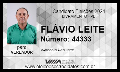 Candidato FLÁVIO LEITE 2024 - LIVRAMENTO - Eleições