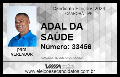 Candidato ADAL DA SAÚDE 2024 - CAAPORÃ - Eleições