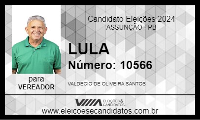 Candidato LULA 2024 - ASSUNÇÃO - Eleições