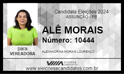 Candidato ALÊ MORAIS 2024 - ASSUNÇÃO - Eleições