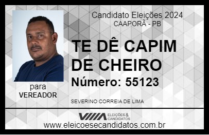 Candidato TE DÊ CAPIM DE CHEIRO 2024 - CAAPORÃ - Eleições