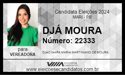 Candidato DJÁ MOURA 2024 - MARI - Eleições