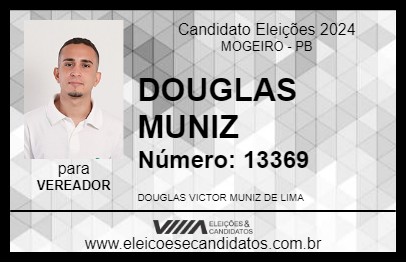 Candidato DOUGLAS MUNIZ 2024 - MOGEIRO - Eleições