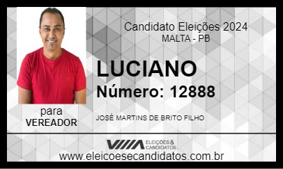 Candidato LUCIANO 2024 - MALTA - Eleições