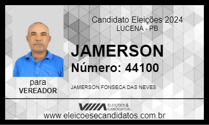 Candidato JAMERSON 2024 - LUCENA - Eleições