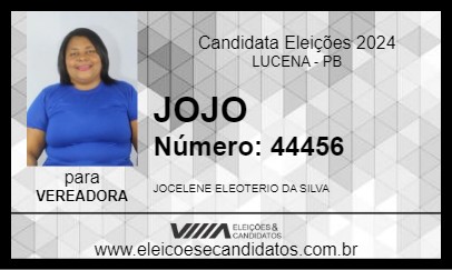 Candidato JOJO  2024 - LUCENA - Eleições