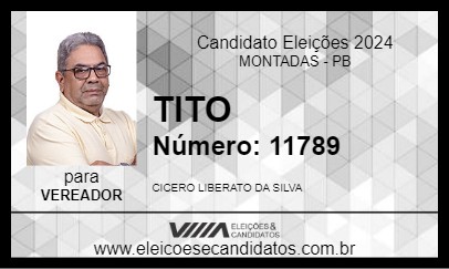 Candidato TITO 2024 - MONTADAS - Eleições