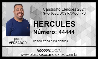 Candidato HERCULES 2024 - SÃO JOSÉ DOS RAMOS - Eleições