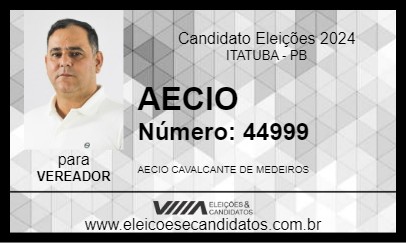 Candidato AECIO  2024 - ITATUBA - Eleições