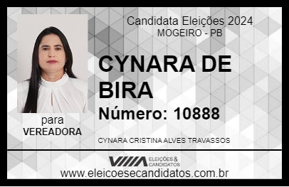 Candidato CYNARA DE BIRA 2024 - MOGEIRO - Eleições