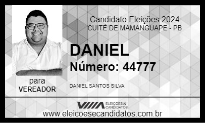 Candidato DANIEL 2024 - CUITÉ DE MAMANGUAPE - Eleições