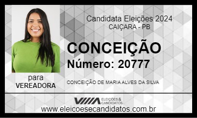 Candidato CONCEIÇÃO 2024 - CAIÇARA - Eleições