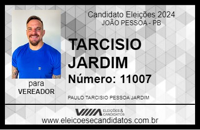 Candidato TARCISIO JARDIM 2024 - JOÃO PESSOA - Eleições