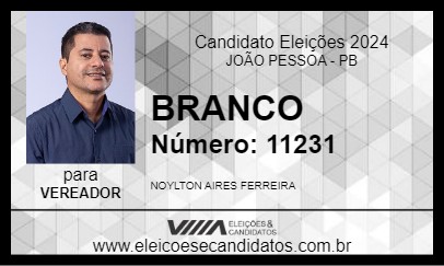 Candidato BRANCO 2024 - JOÃO PESSOA - Eleições