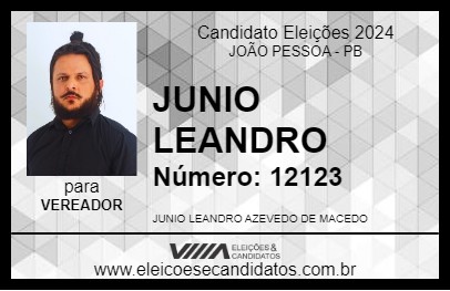 Candidato JUNIO LEANDRO 2024 - JOÃO PESSOA - Eleições