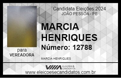 Candidato MARCIA HENRIQUES 2024 - JOÃO PESSOA - Eleições