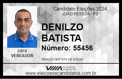 Candidato DENILZO BATISTA 2024 - JOÃO PESSOA - Eleições