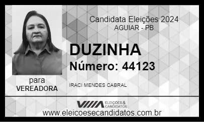 Candidato DUZINHA 2024 - AGUIAR - Eleições