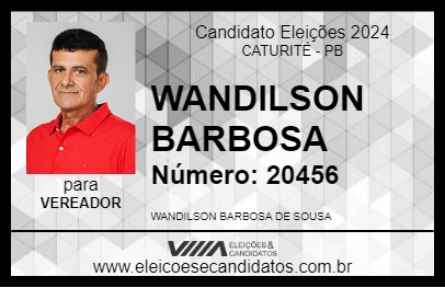 Candidato WANDILSON BARBOSA 2024 - CATURITÉ - Eleições