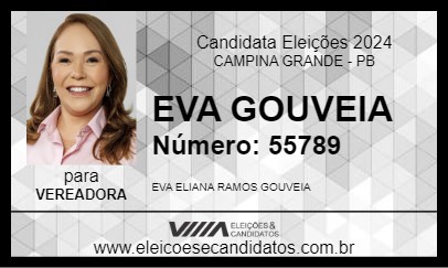 Candidato EVA GOUVEIA 2024 - CAMPINA GRANDE - Eleições