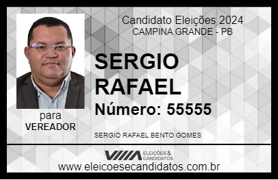 Candidato SERGIO RAFAEL 2024 - CAMPINA GRANDE - Eleições