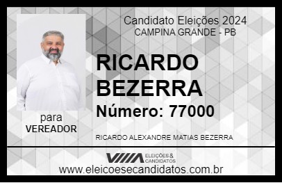 Candidato RICARDO BEZERRA 2024 - CAMPINA GRANDE - Eleições