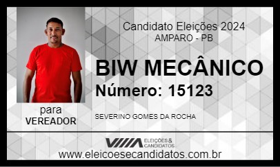 Candidato BIW MECÂNICO 2024 - AMPARO - Eleições